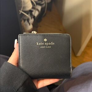 Kate Spade Black Compact Wallet